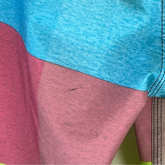 Hurley Phantom Boys Board Shorts Black, Green, Pink, Blue and Yellow Size 12 - Picture 12 of 12